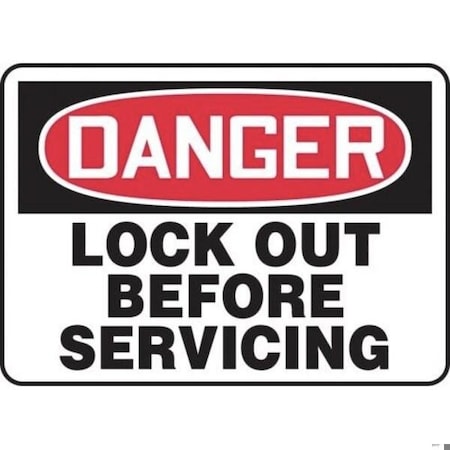 Accuform LOCKOUTTAGOUT SIGN 10 X 14 MLKT010XL MLKT010XL